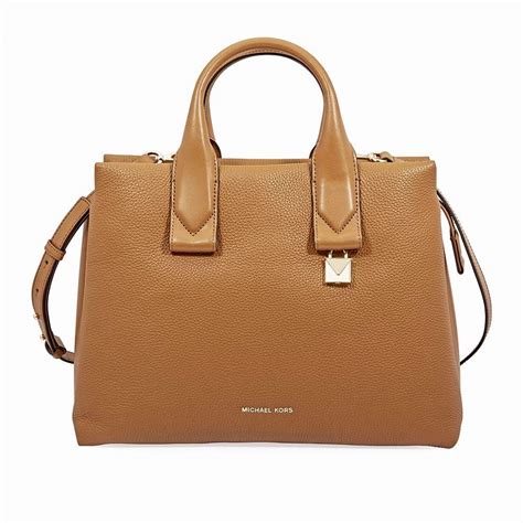 michael kors rollins large leather satchel|michael kors leather satchel large.